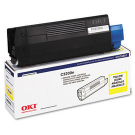 OKI 43034801 Yellow Toner Cartridge