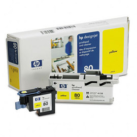 HP 83 Yellow UV Printhead & Cleaner C4823A