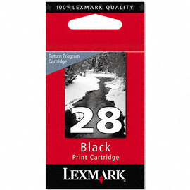 Lexmark #28 Black Print Cartridge