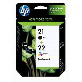 HP 21/22 Black/Tri-Color Inkjet Combo Pack C9509FN