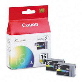 Canon 9818A003AA BCI-16 Color Twin Pack