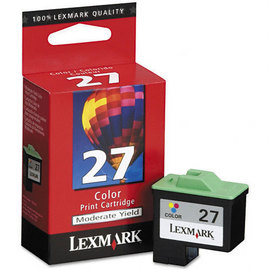 Lexmark #27 Moderate Use Color Print Cartridge