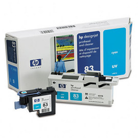 HP 83 Cyan UV Printhead & Cleaner C4961A