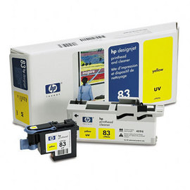 HP 83 Yellow UV Printhead & Cleaner C4963A
