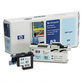 HP 83 Light Cyan UV Printhead & Cleaner C4964A