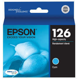 Epson T126220 High Capacity Cyan Ink Cartridge