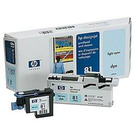 HP 81 Light Cyan UV Printhead & Cleaner C4954A