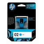 HP 02 Cyan Ink Print Cartridge C8771WN
