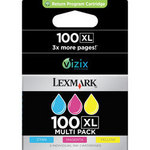 Lexmark #100XL Color Ink Cartridges 3-Pack CMY