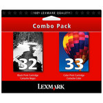 Lexmark #32,#33 Black & Color Twin Pack