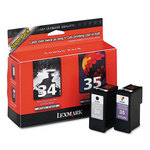 Lexmark #34, #35 Black & Color Twin Pack