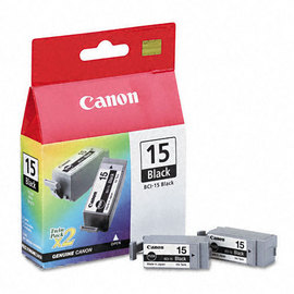 Canon 8190A003 BCI-15BK Black Twin Pack